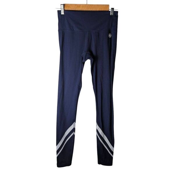 TORY BURCH Tory Sport Chevron Leggings Size S/P - Picture 2 of 3